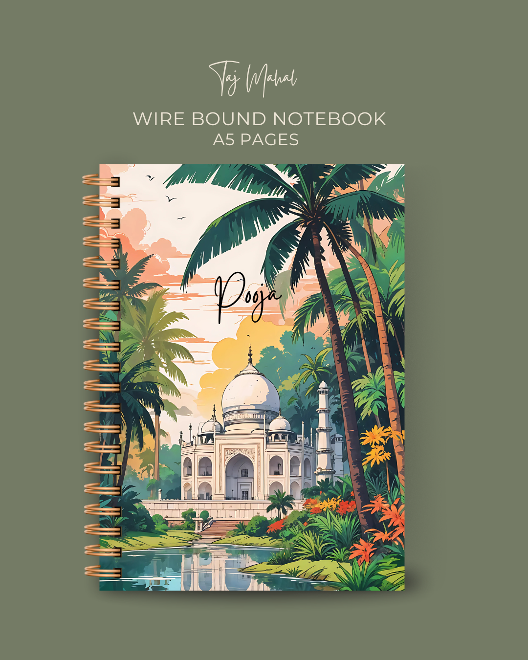 Taj Mahal Notebook