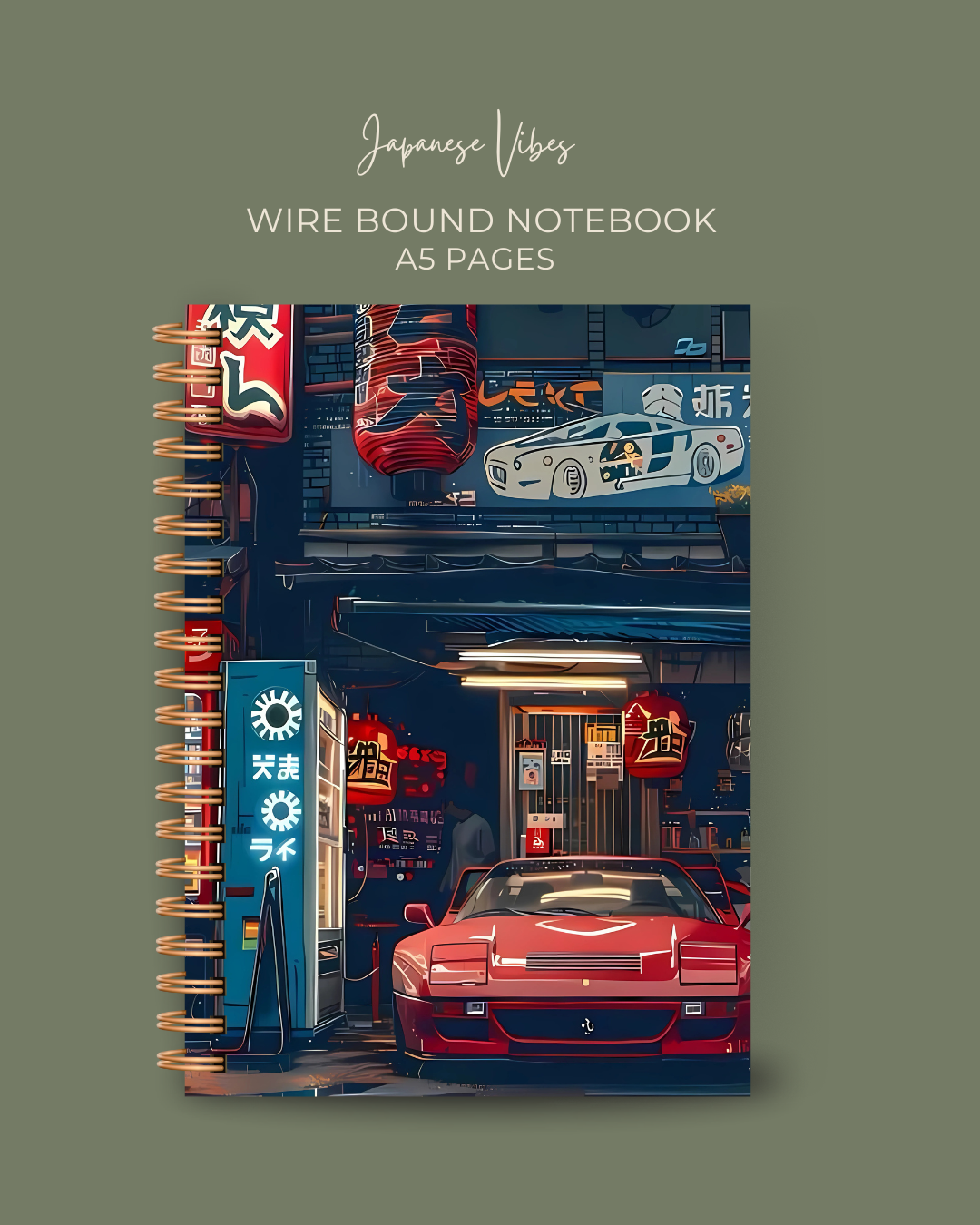 Japanese Vibes Notebook