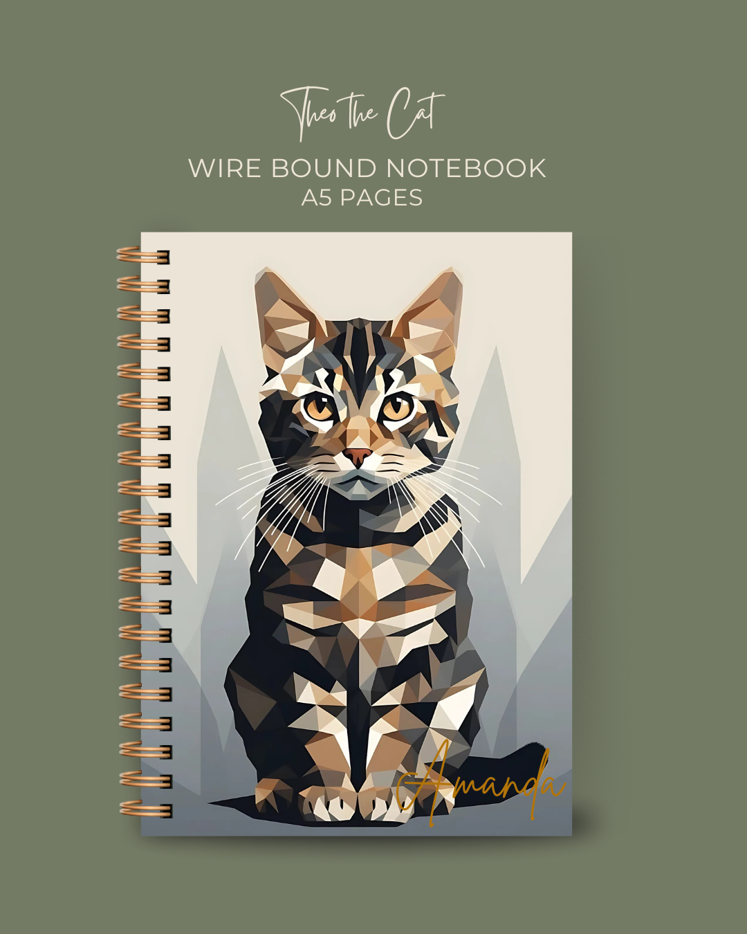 Theo the Cat Notebook