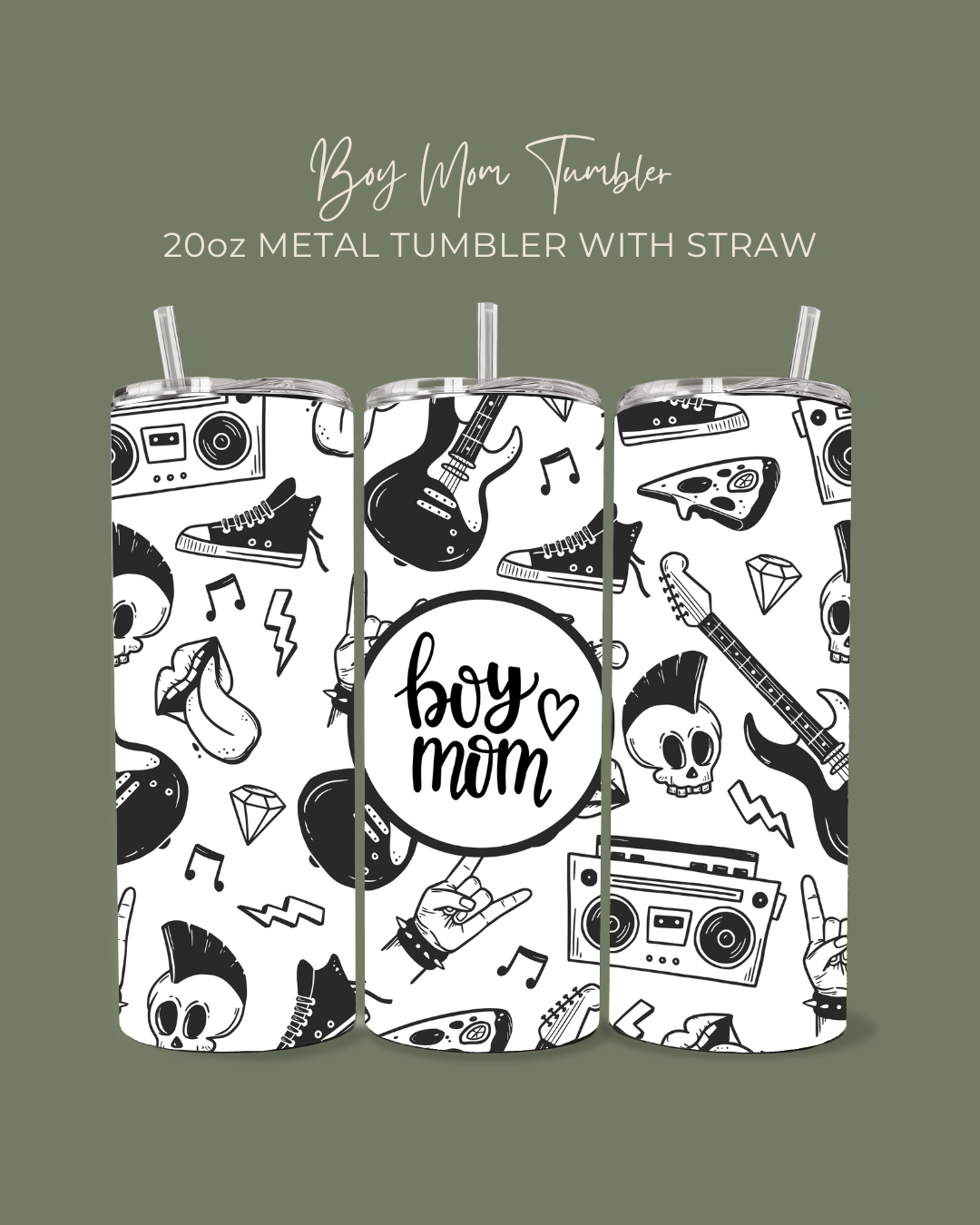 Boy Mom Tumbler