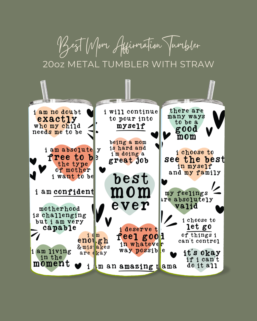 Best Mom Affirmation Tumbler