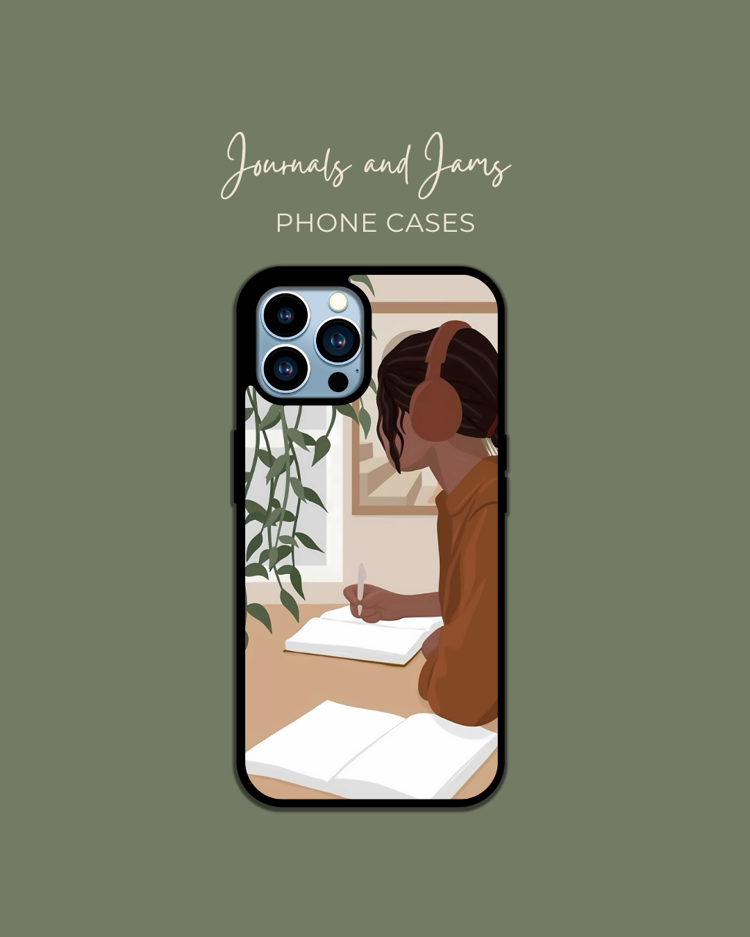 Journals and Jams Phone Case