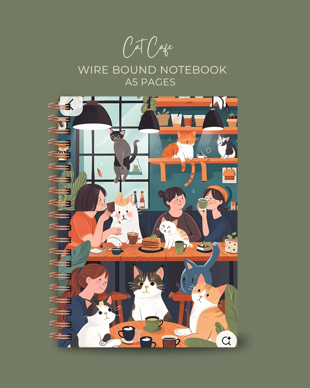 Cat Cafe Notebook