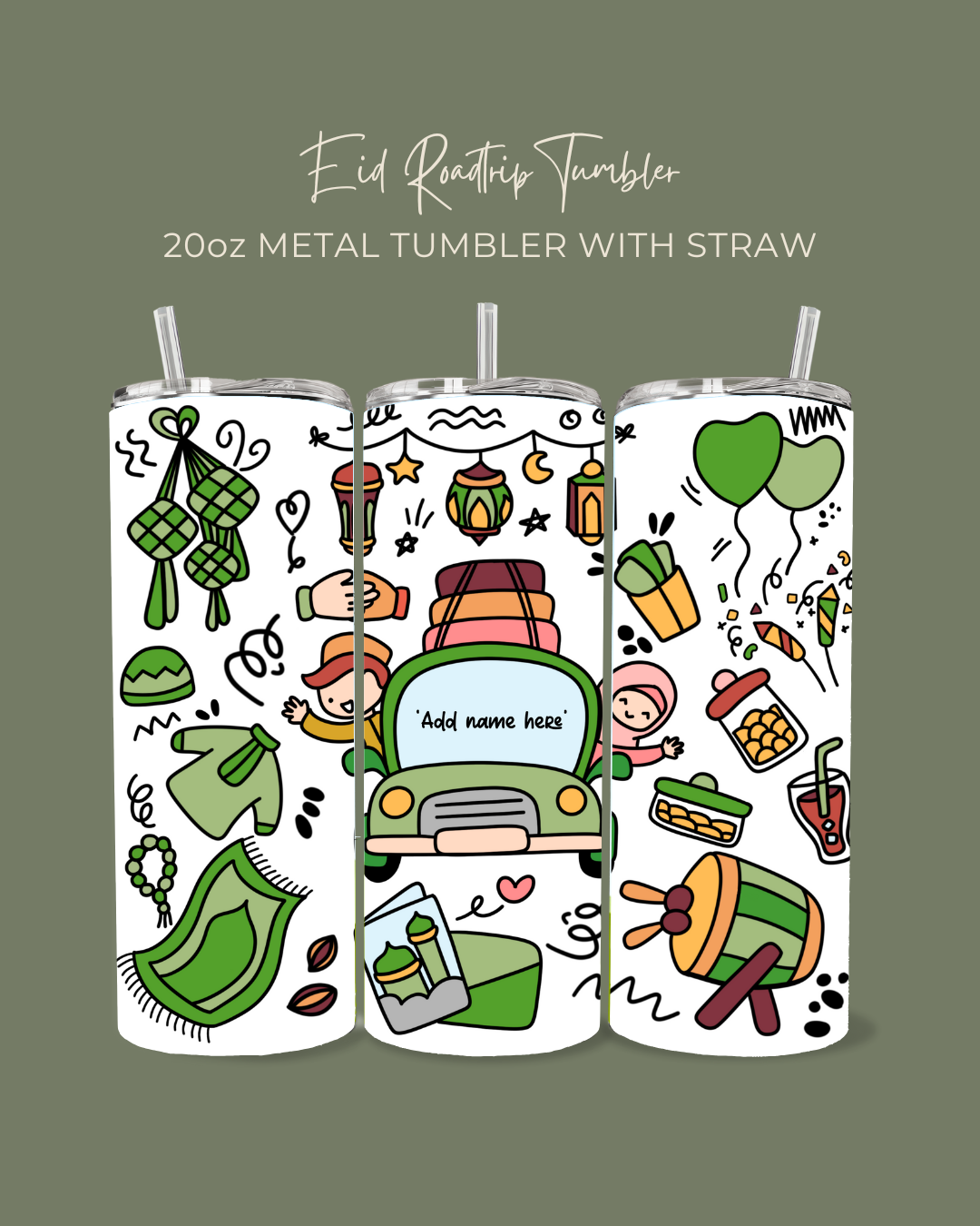 Eid Roadtrip Tumbler