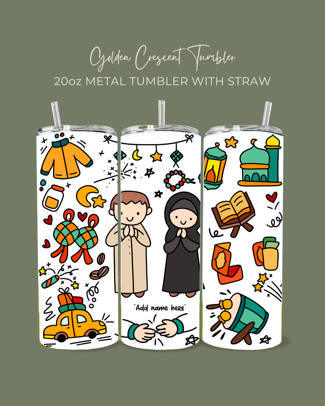 Golden Crescent Tumbler