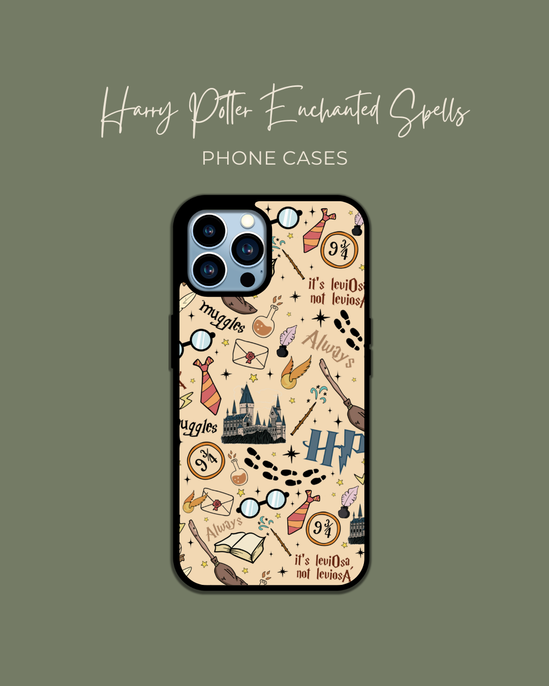 Harry Potter Enchanted Spells Phone Case