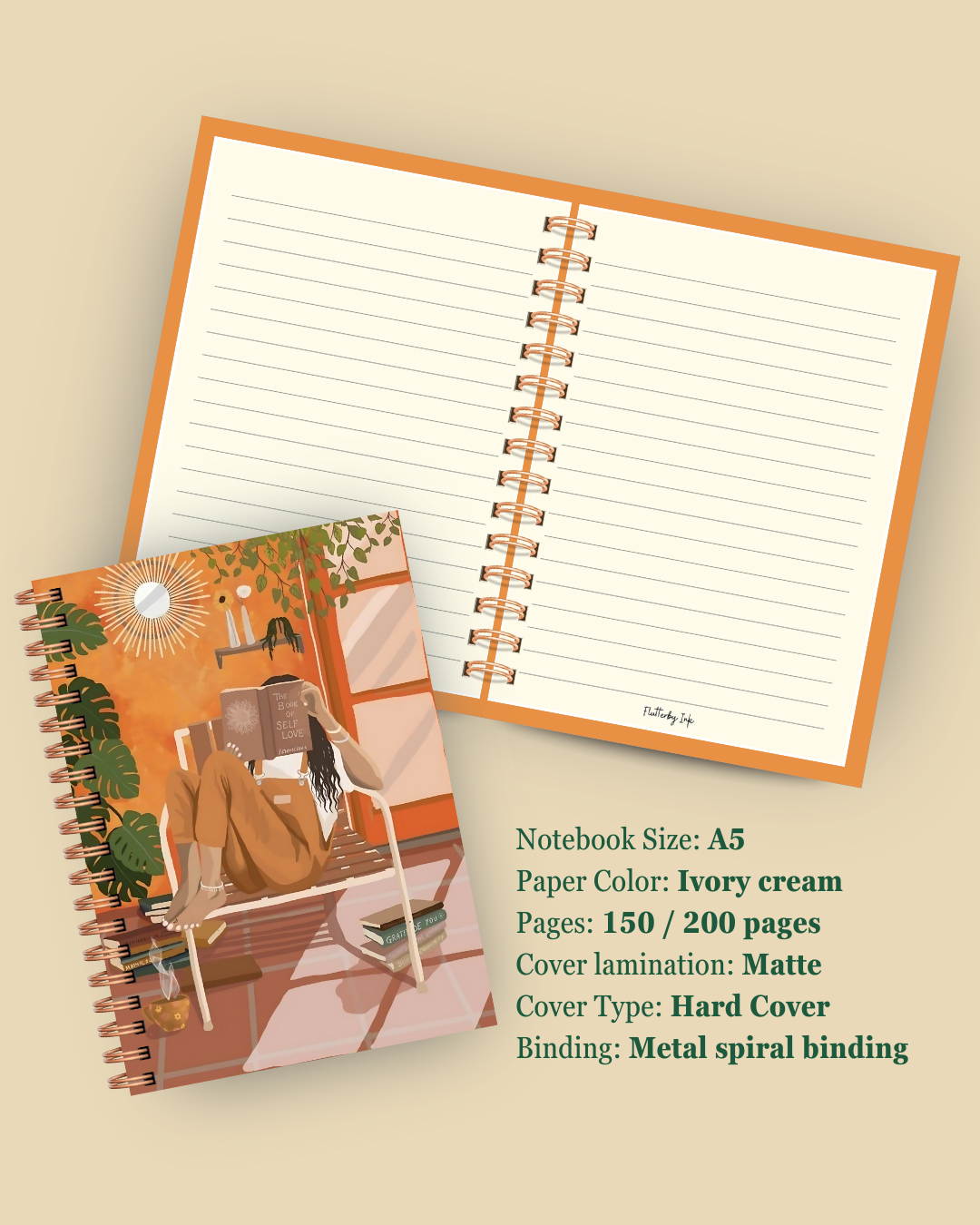 Orange Hues Notebook