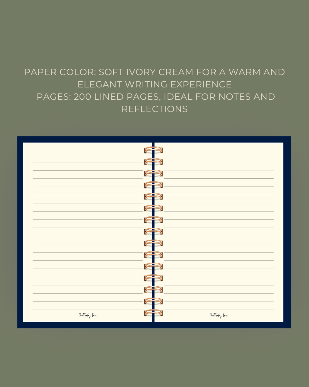 Blues in Bloom Notebook