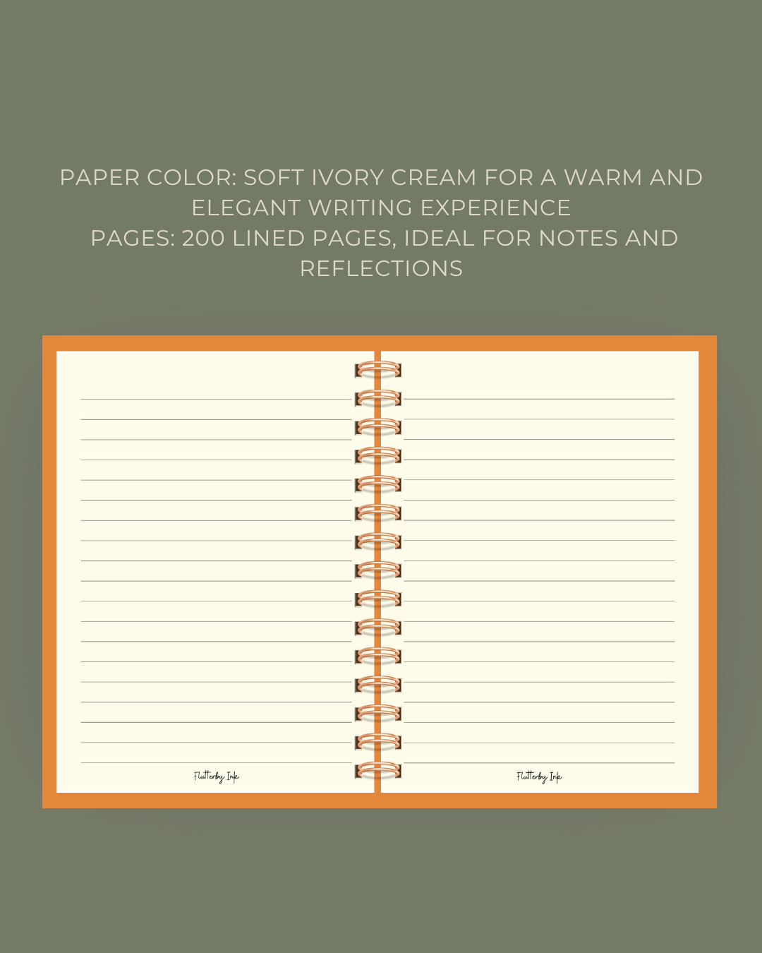 Orange Hues Notebook