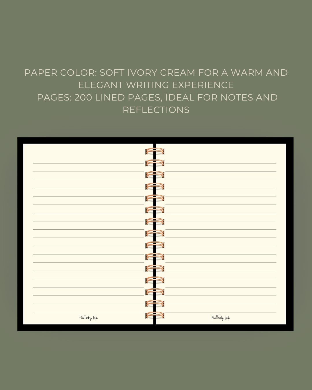 Chic Blooms Notebook