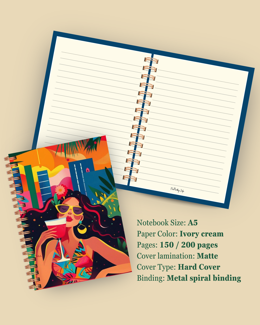 Vibrant Night Notebook