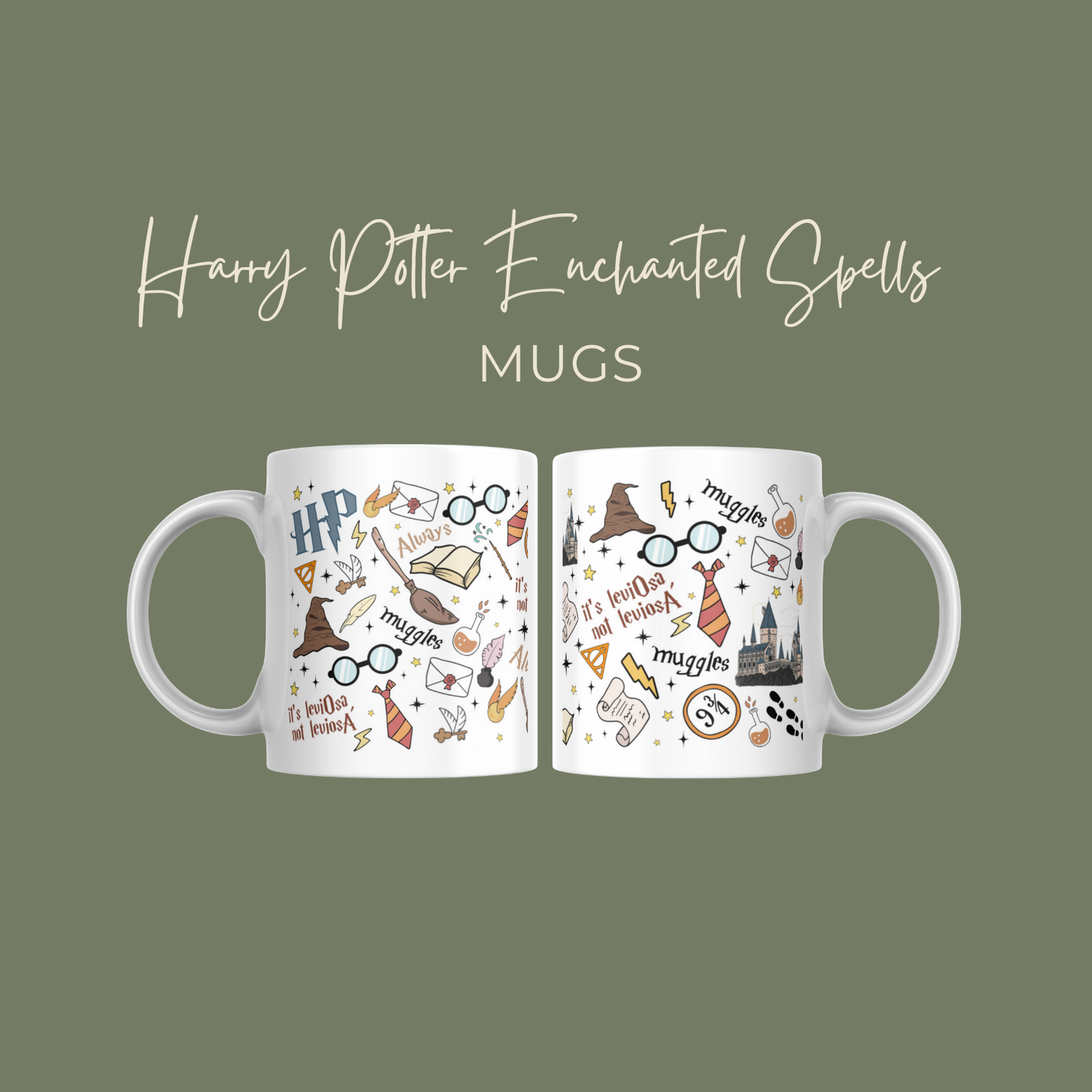 Harry Potter Enchanted Spells Mug
