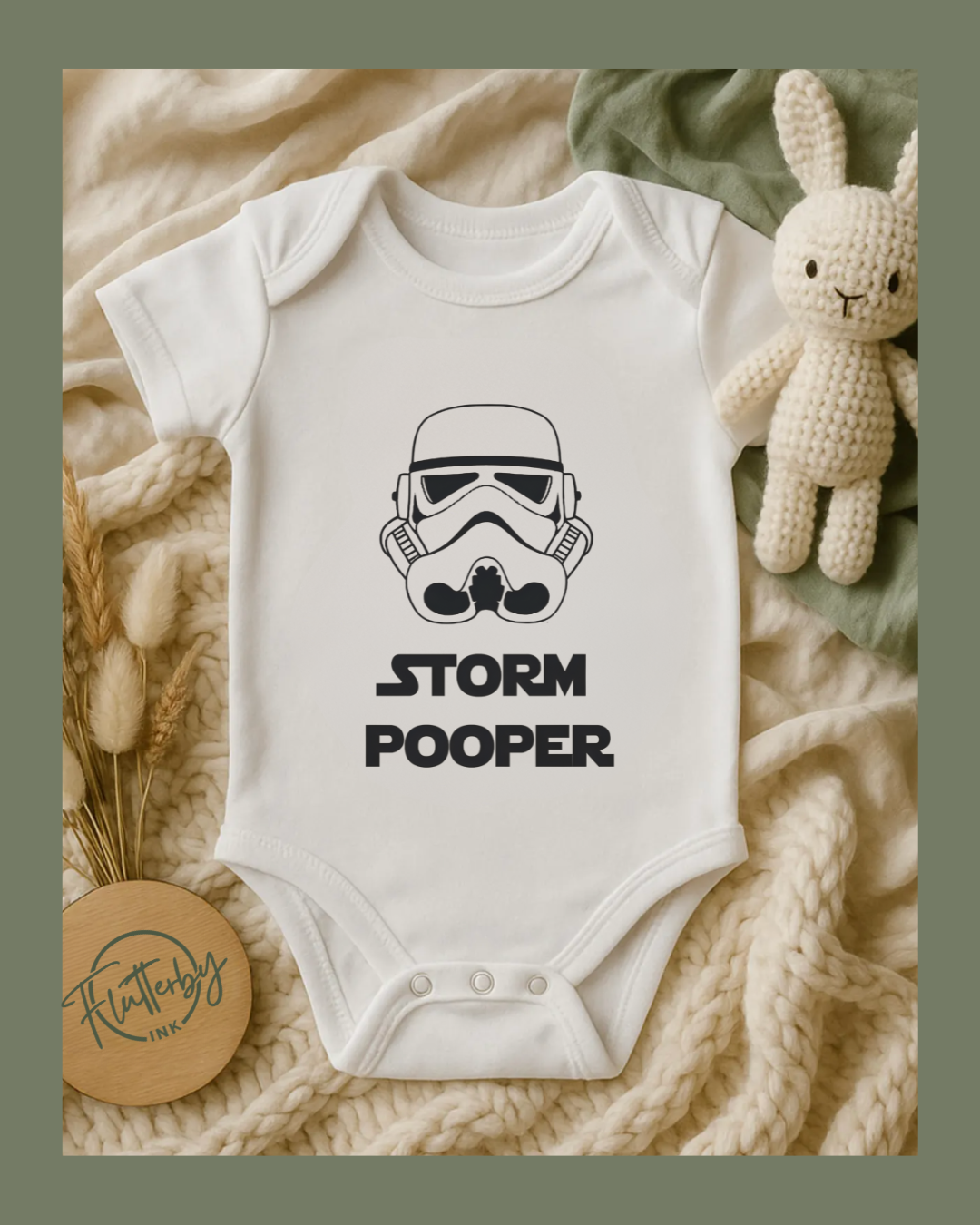 Storm Pooper (Dark Side) Baby Onesie