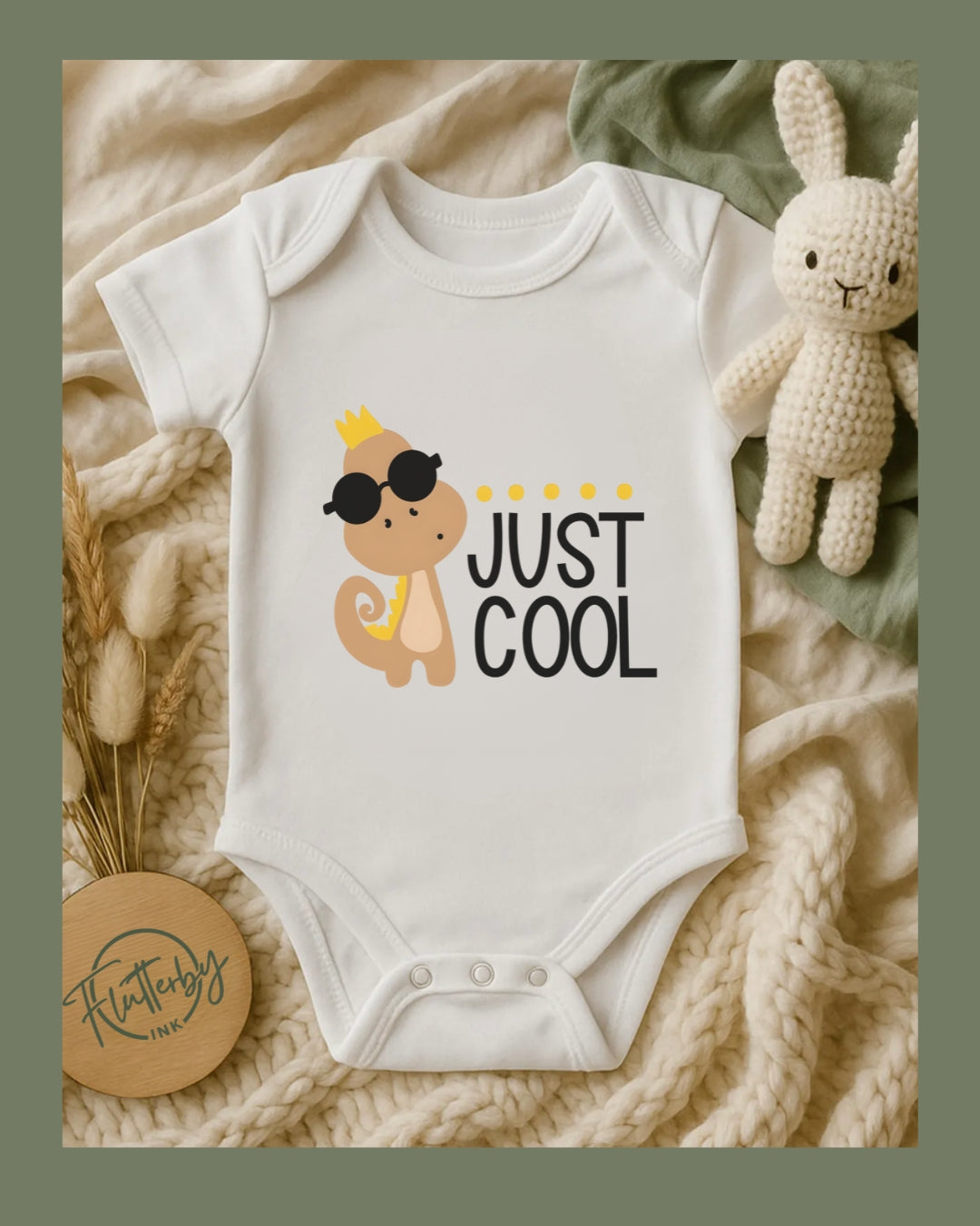 Just Cool Baby Onesie