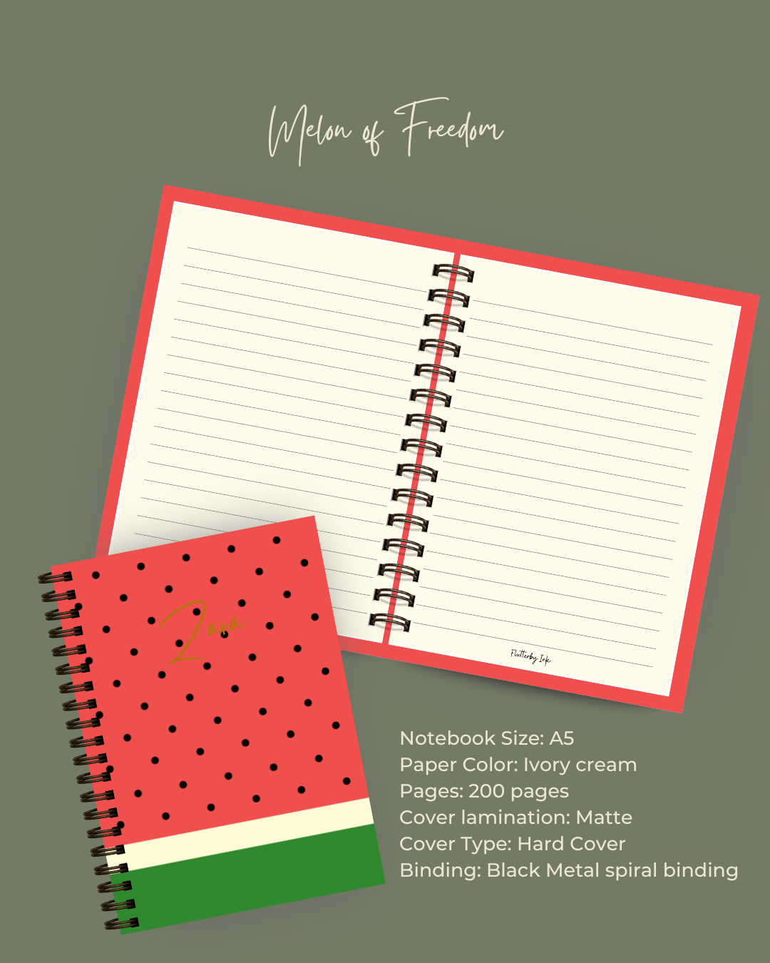 Melon of Freedom Notebook