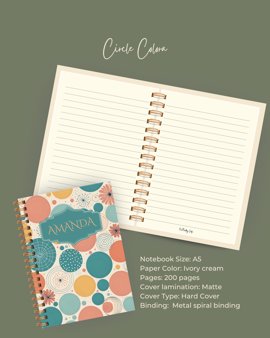 Circle Colora Notebook