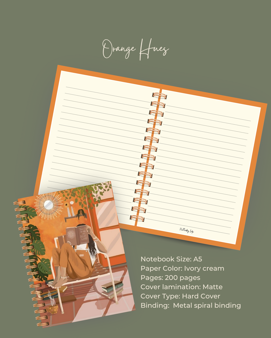 Orange Hues Notebook