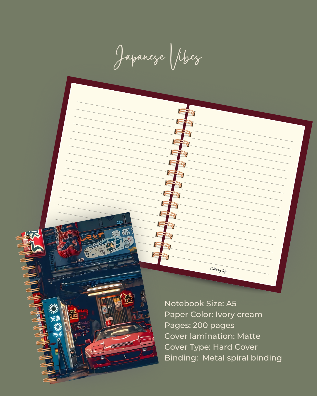 Japanese Vibes Notebook