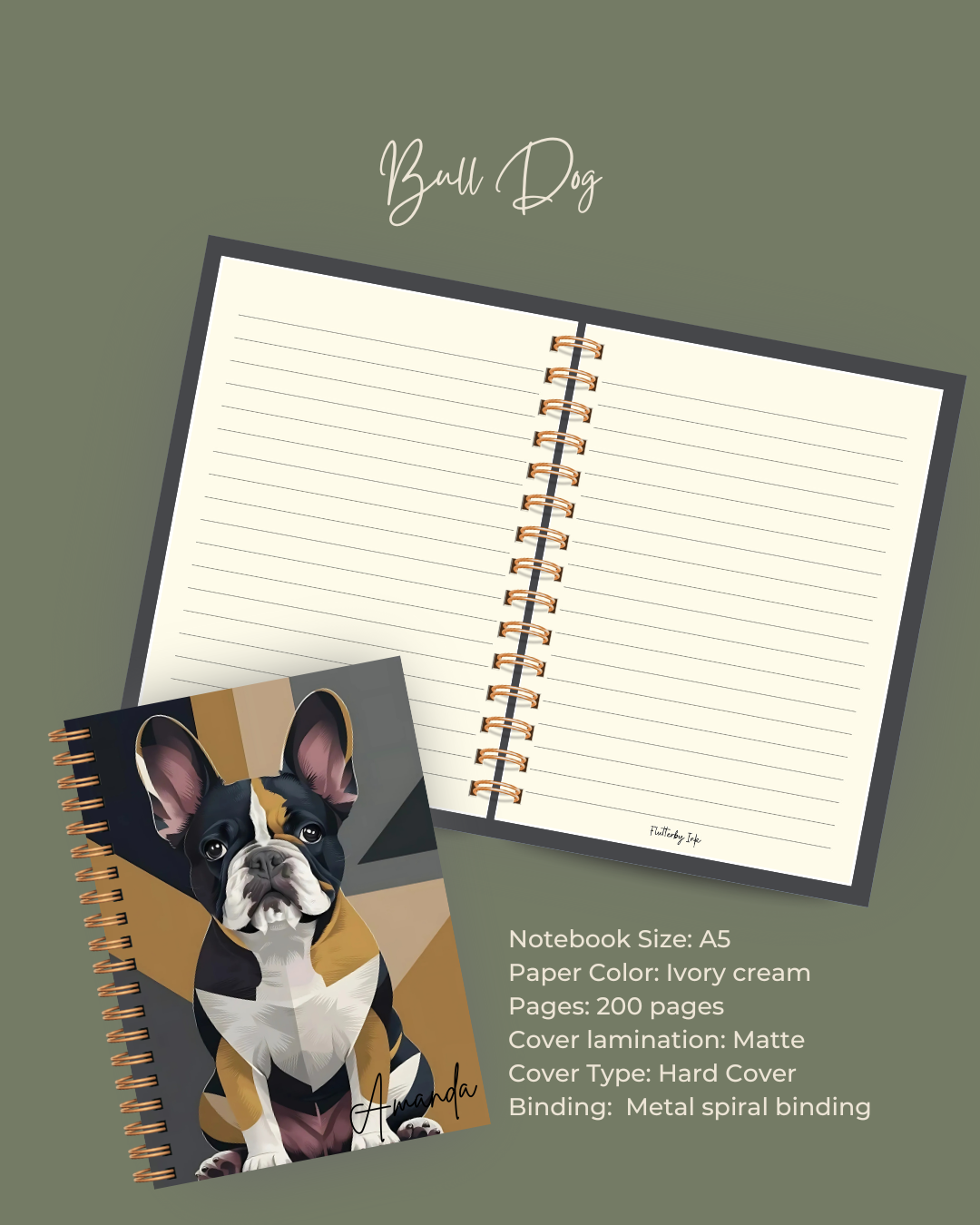 Bull Dog Notebook