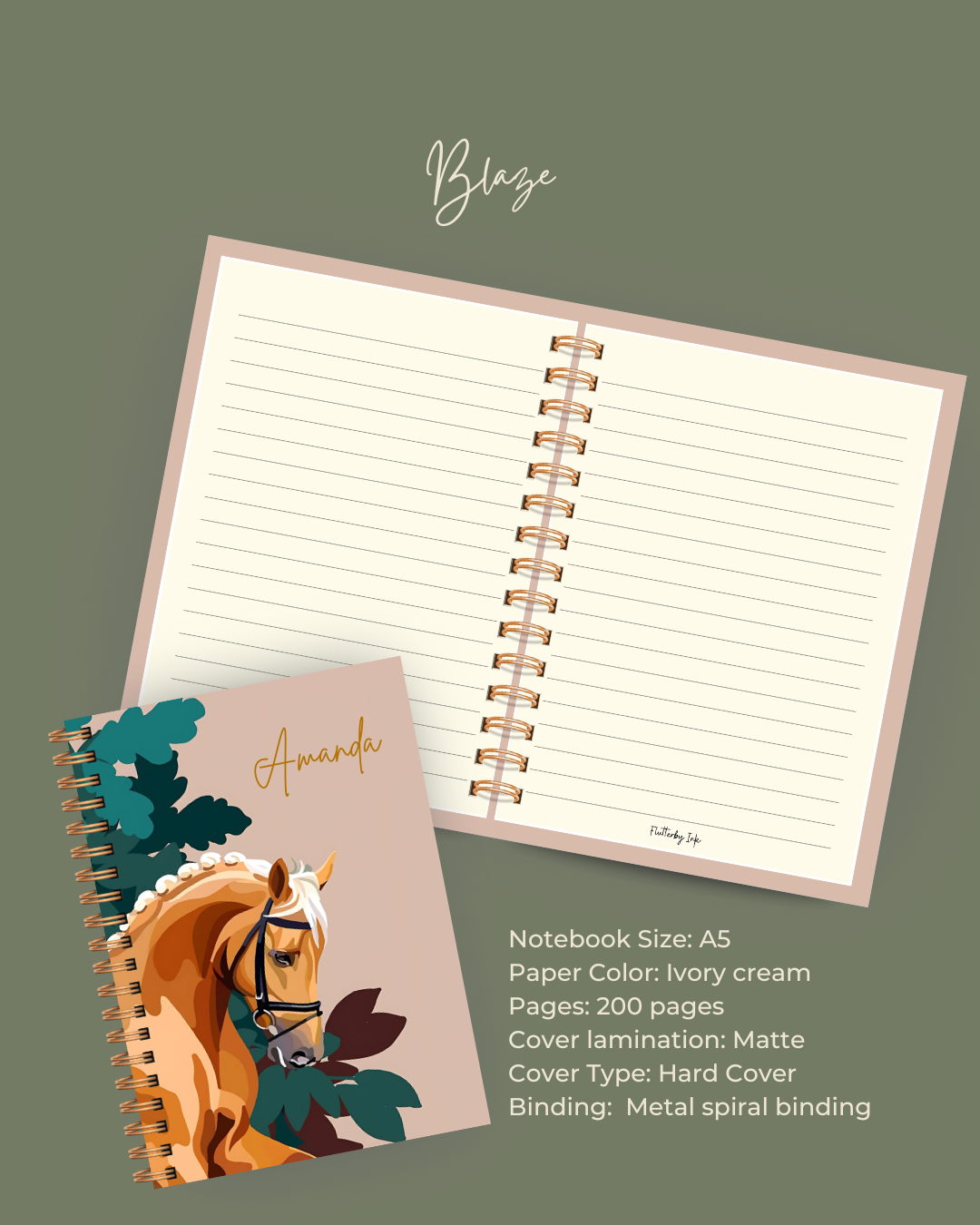 Blaze (Horse) Notebook