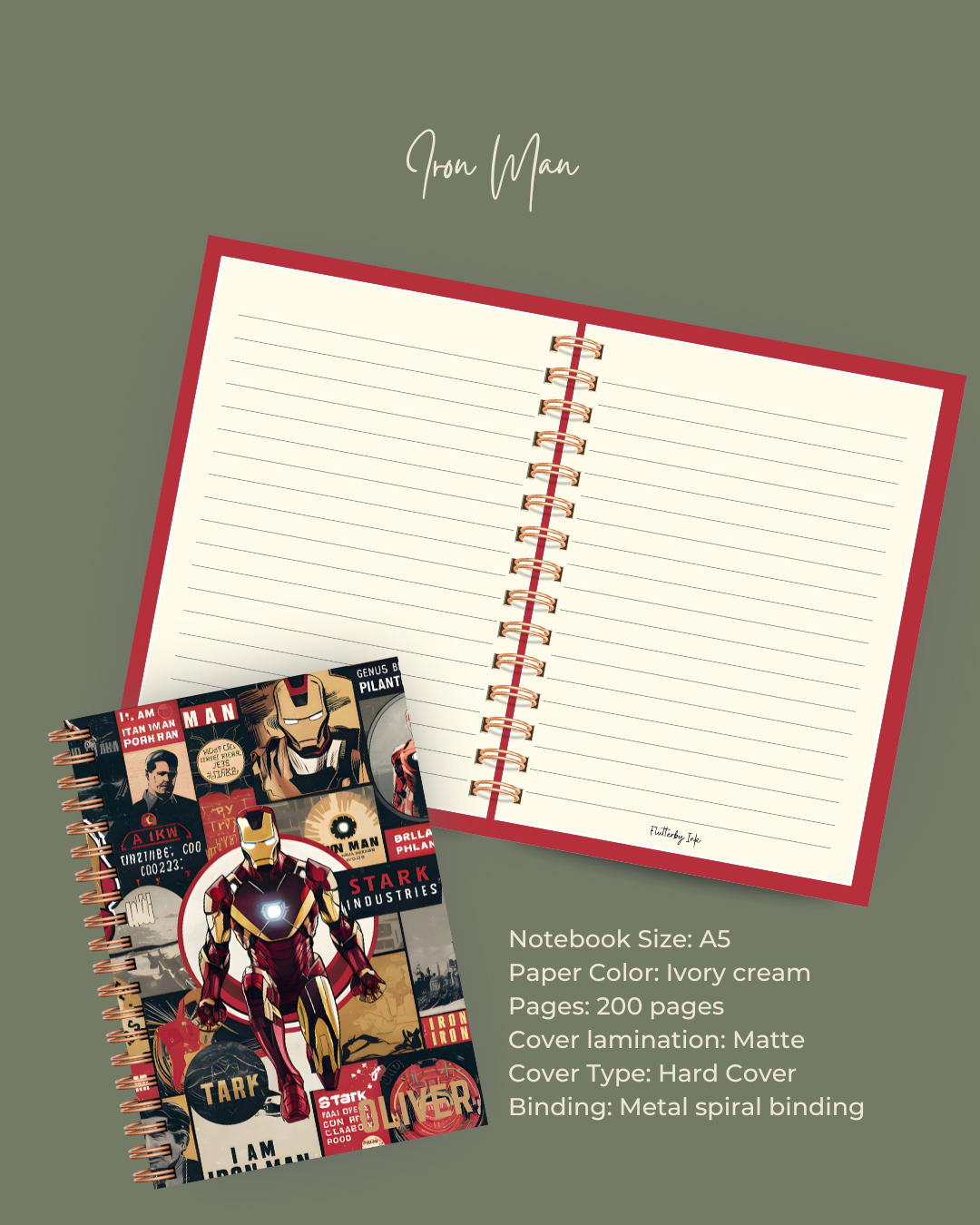 Iron Man Notebook