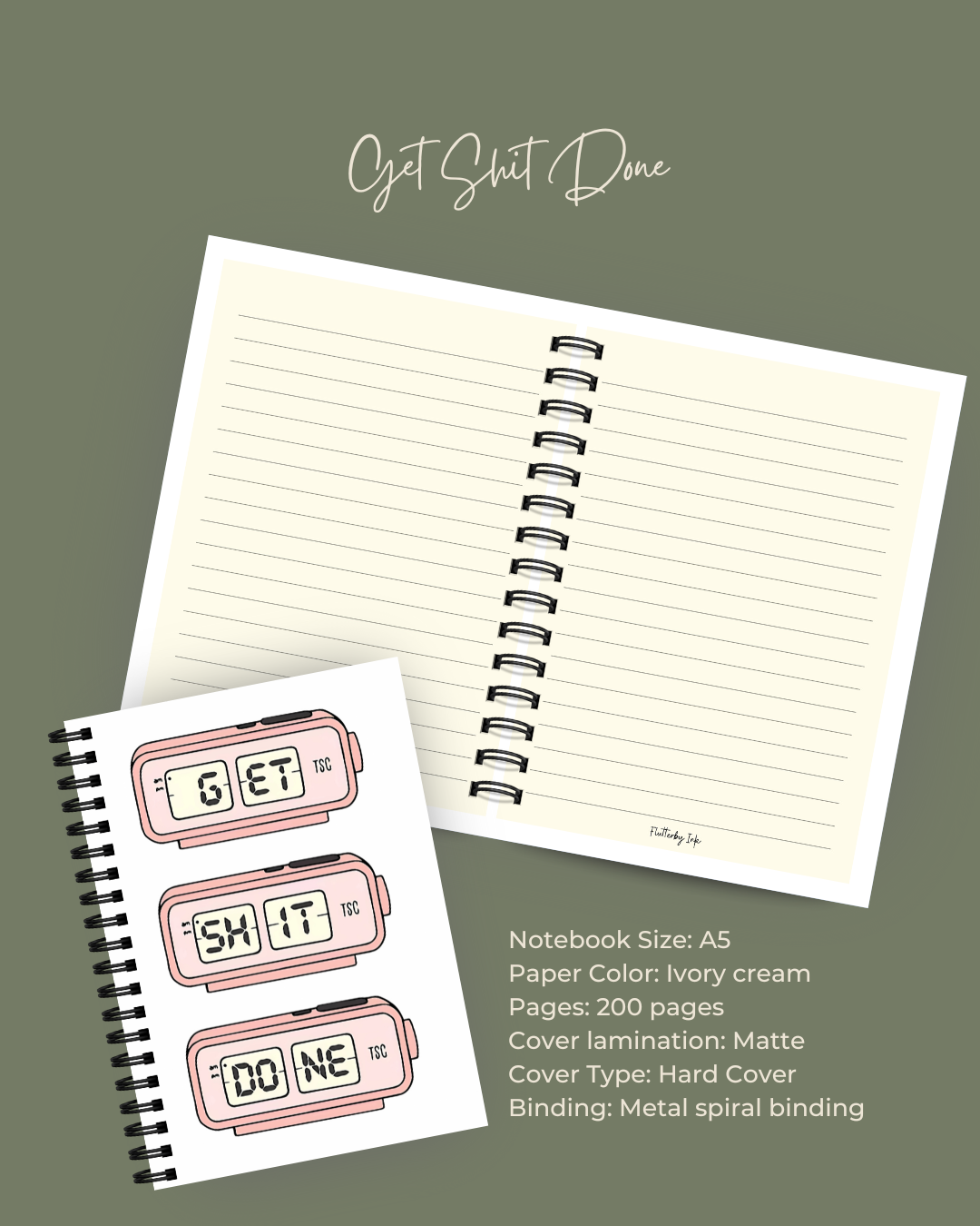Get Shit Done Notebook