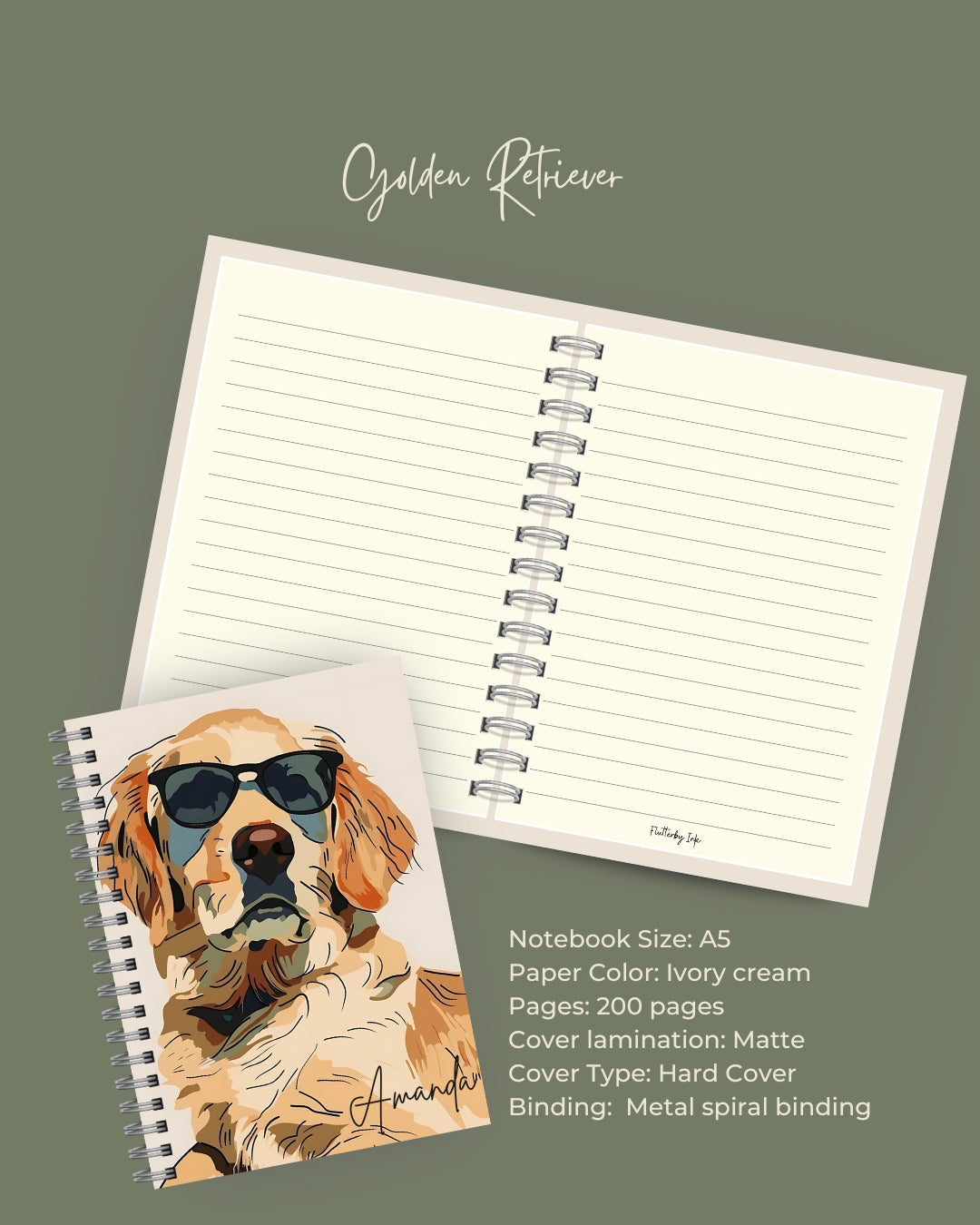 Golden Retriever Notebook