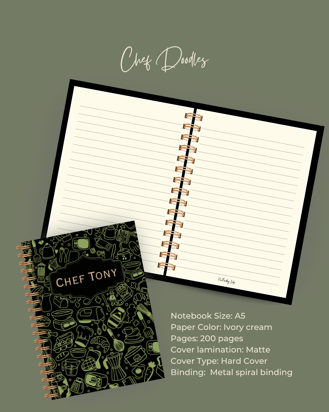 Chef Doodles Notebook