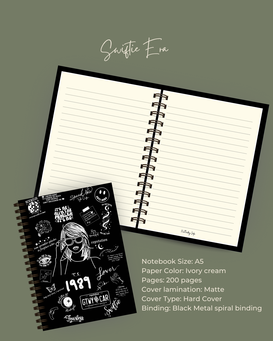 Swiftie Era Notebook