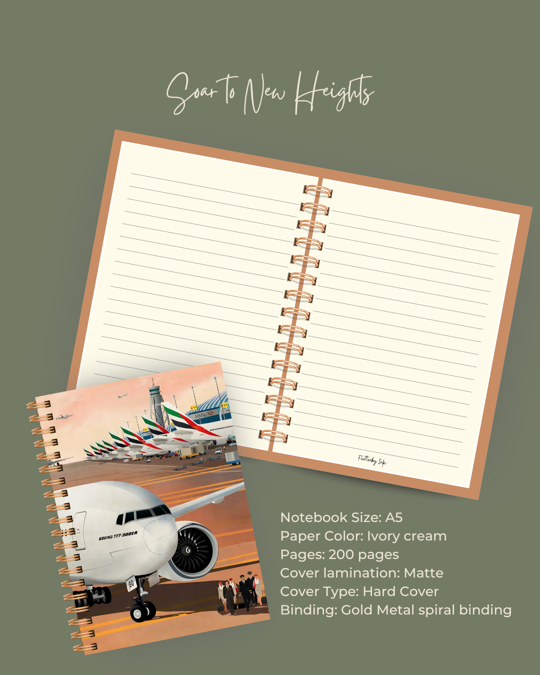 Soar to New Heights Notebook