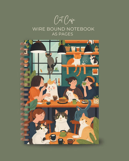 Cat Cafe Notebook