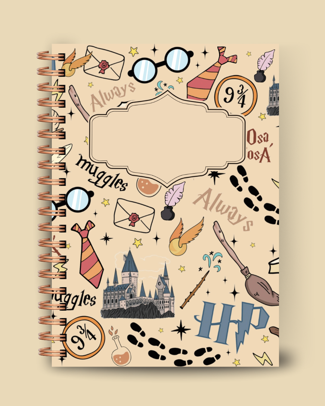 Harry Potter Enchanted Spells Notebook