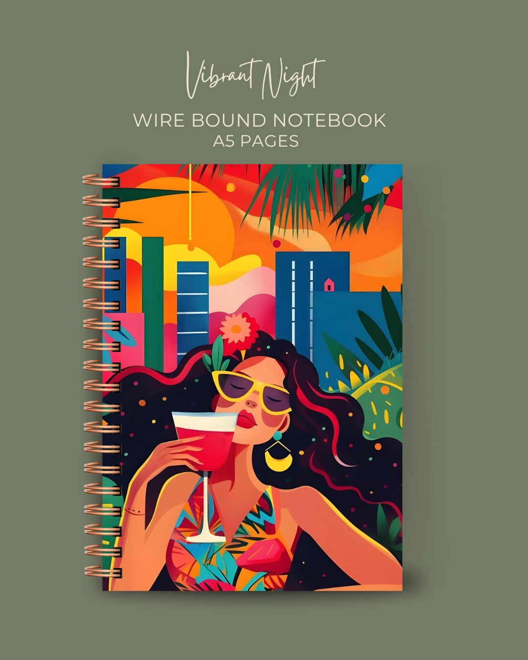 Vibrant Night Notebook