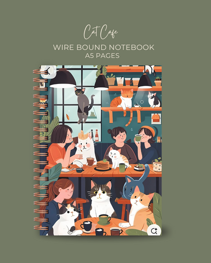 Cat Cafe Notebook