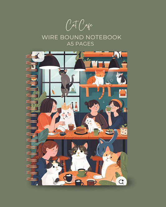 Cat Cafe Notebook