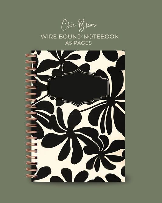 Chic Blooms Notebook