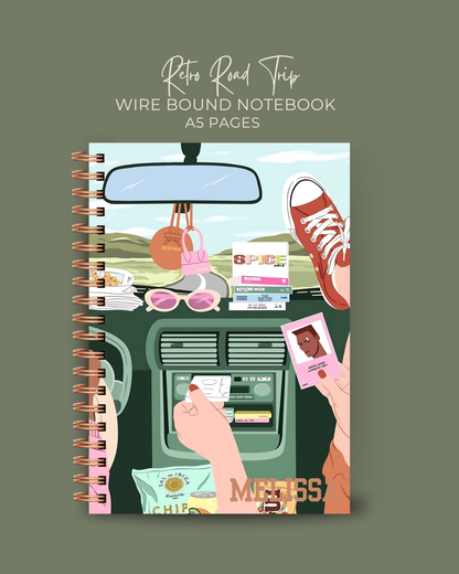 Retro Road Trip Notebook