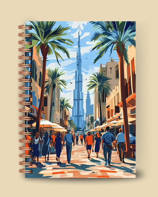 City Street Dubai Notebook