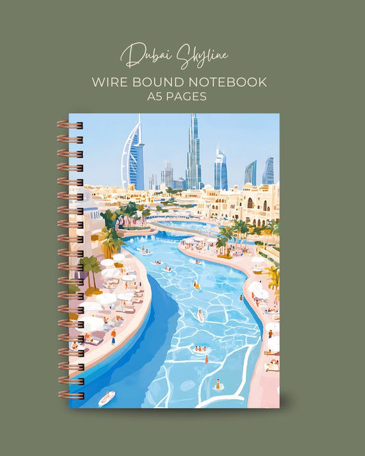 Dubai Skyline Notebook