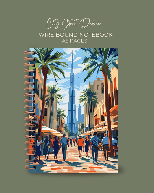 City Street Dubai Notebook