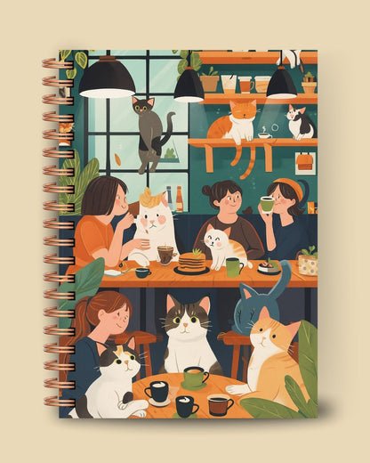Cat Cafe Notebook