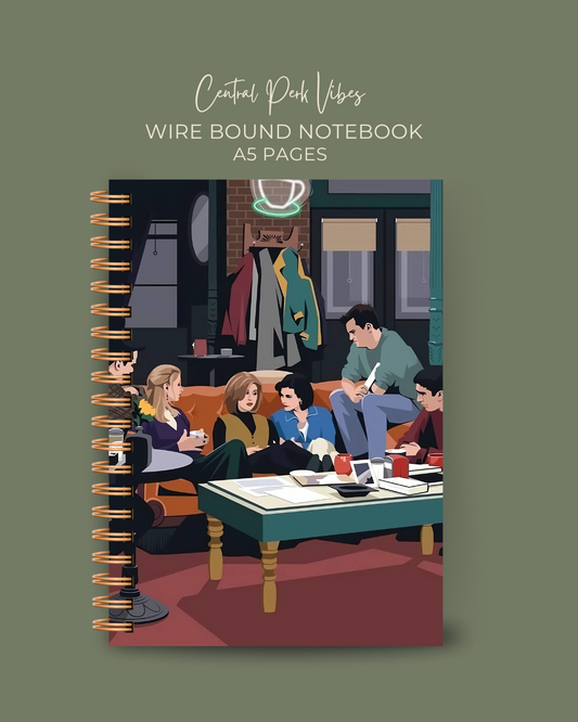 Central Perk vibes Notebook