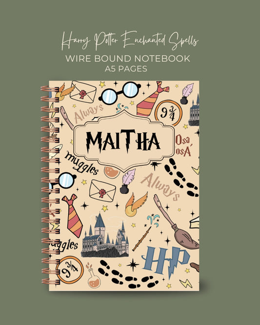 Harry Potter Enchanted Spells Notebook