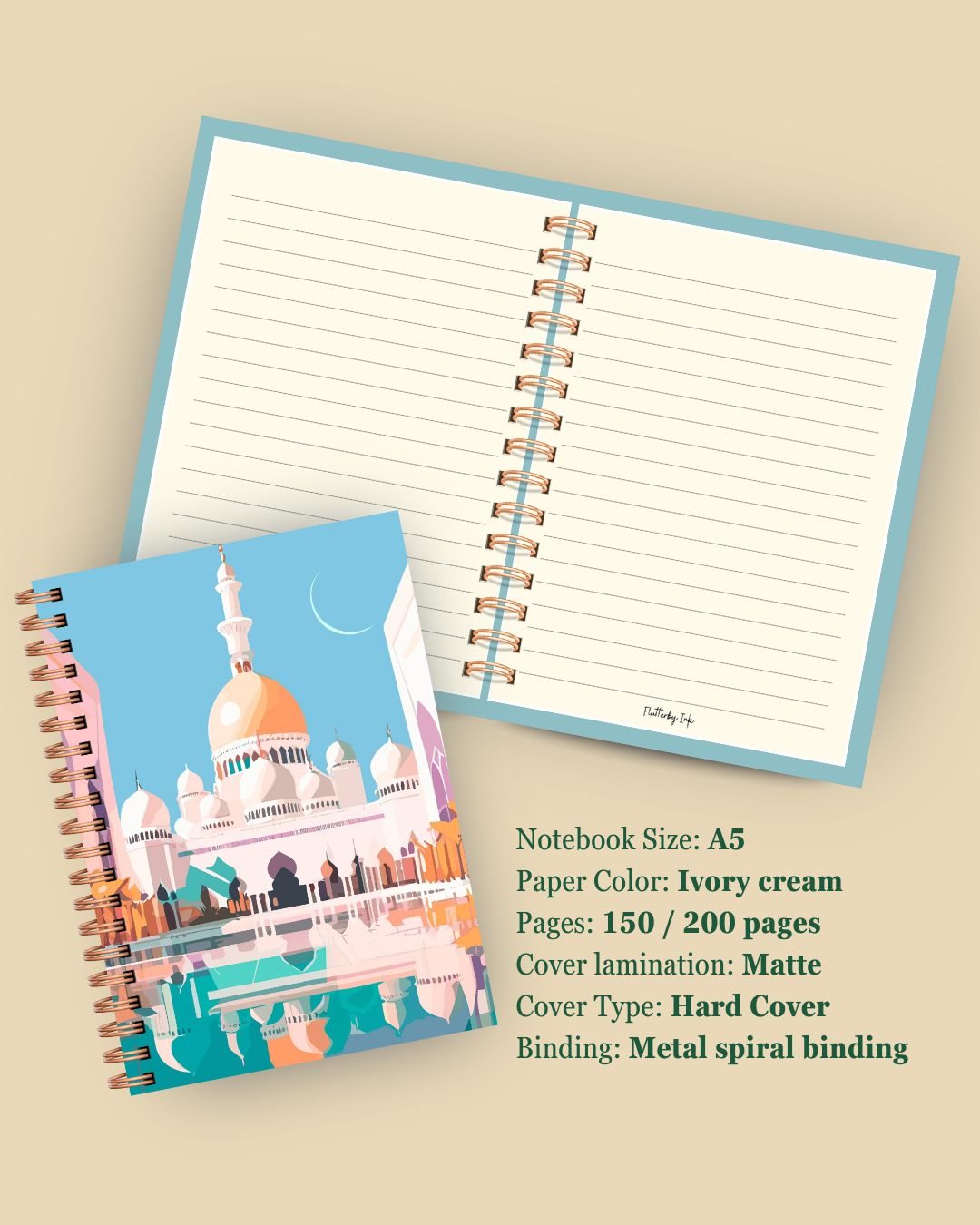 Abu Dhabi Mosque Notebook