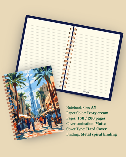 City Street Dubai Notebook