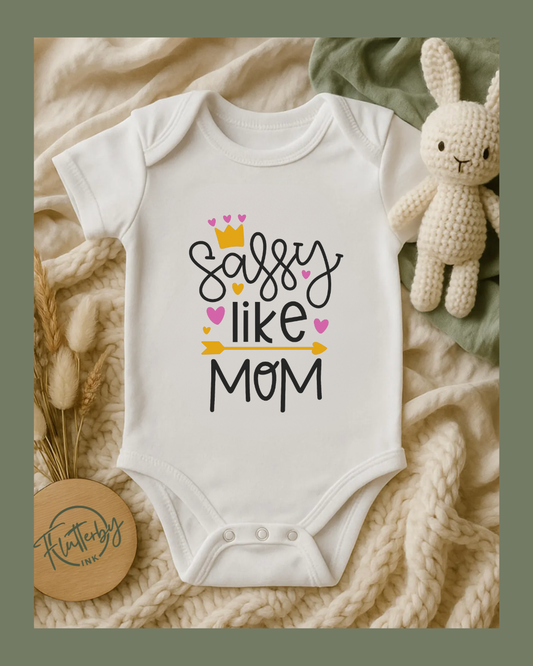 Sassy Like Mom Baby Onesie