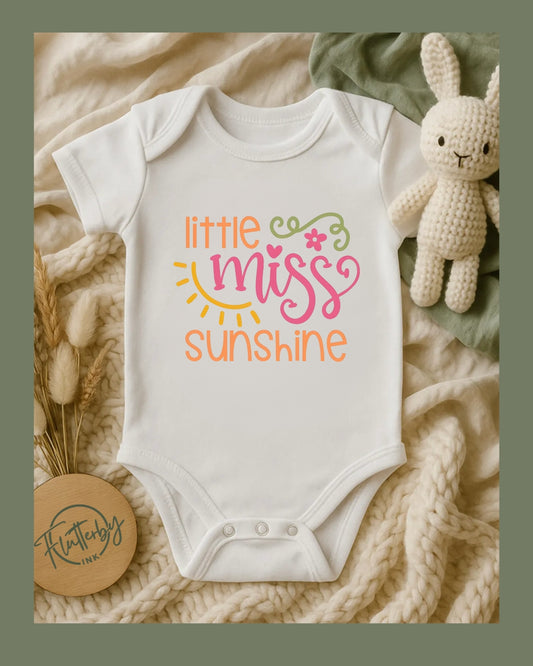 Little Miss Sunshine Baby Onesie