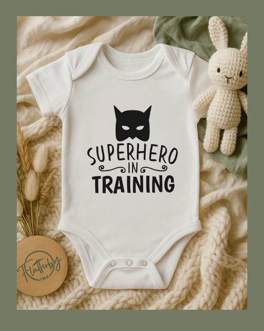 Superhero In Training Baby Onesie