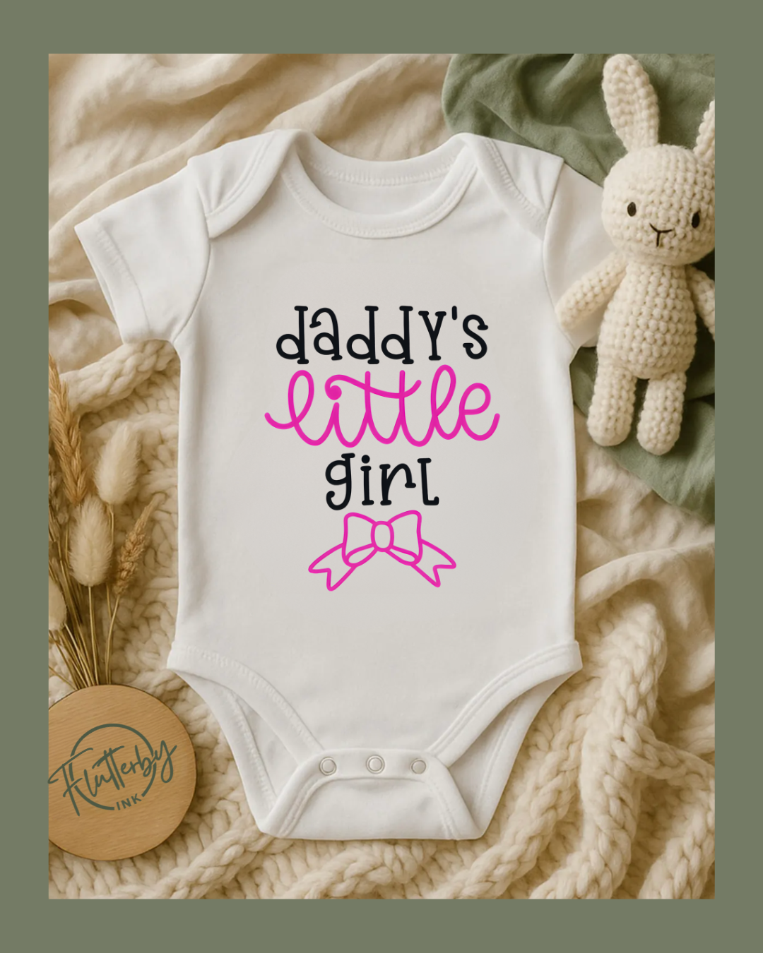 Daddy's Little Girl Baby Onesie