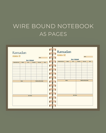 Peaceful Reflection Ramadan Planner